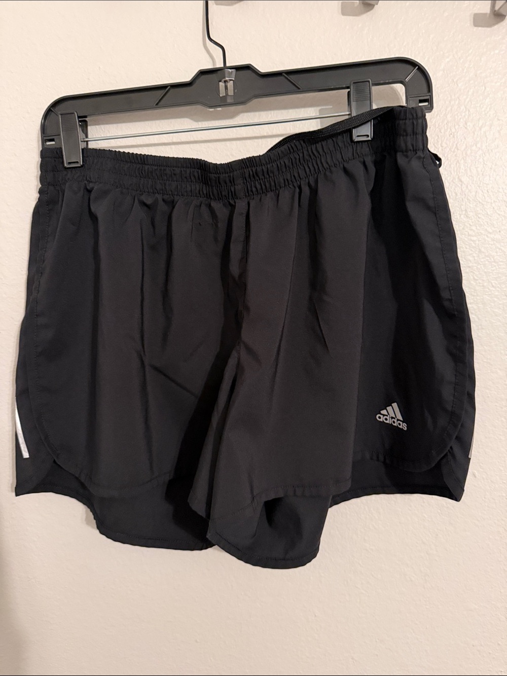 adidas Black Women's Running Shorts with Logo